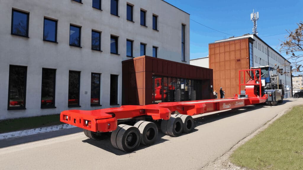 Electric translifter with onboard hydraulic system eliminating need for special truck units